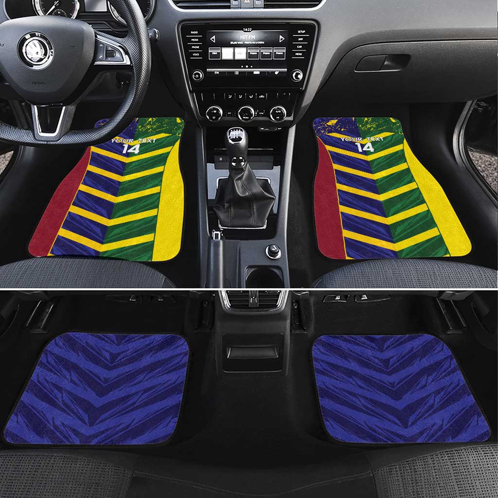 Custom Sri Lanka And Australia Cricket Car Mats 2025 The Lions Baggy Greens Together