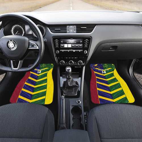 Custom Sri Lanka And Australia Cricket Car Mats 2025 The Lions Baggy Greens Together