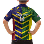 Custom Sri Lanka And Australia Cricket Family Matching Mermaid Dress and Hawaiian Shirt 2025 The Lions Baggy Greens Together