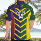 Custom Sri Lanka And Australia Cricket Hawaiian Shirt 2025 The Lions Baggy Greens Together