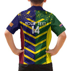 Custom Sri Lanka And Australia Cricket Hawaiian Shirt 2025 The Lions Baggy Greens Together