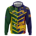 Custom Sri Lanka And Australia Cricket Hoodie 2025 The Lions Baggy Greens Together