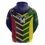 Custom Sri Lanka And Australia Cricket Hoodie 2025 The Lions Baggy Greens Together