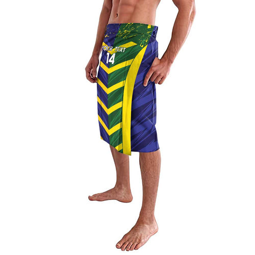 Custom Sri Lanka And Australia Cricket Lavalava 2025 The Lions Baggy Greens Together