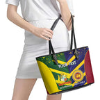 Custom Sri Lanka And Australia Cricket Leather Tote Bag 2025 The Lions Baggy Greens Together