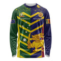 Custom Sri Lanka And Australia Cricket Long Sleeve Shirt 2025 The Lions Baggy Greens Together