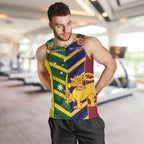 Custom Sri Lanka And Australia Cricket Men Tank Top 2025 The Lions Baggy Greens Together
