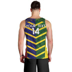 Custom Sri Lanka And Australia Cricket Men Tank Top 2025 The Lions Baggy Greens Together