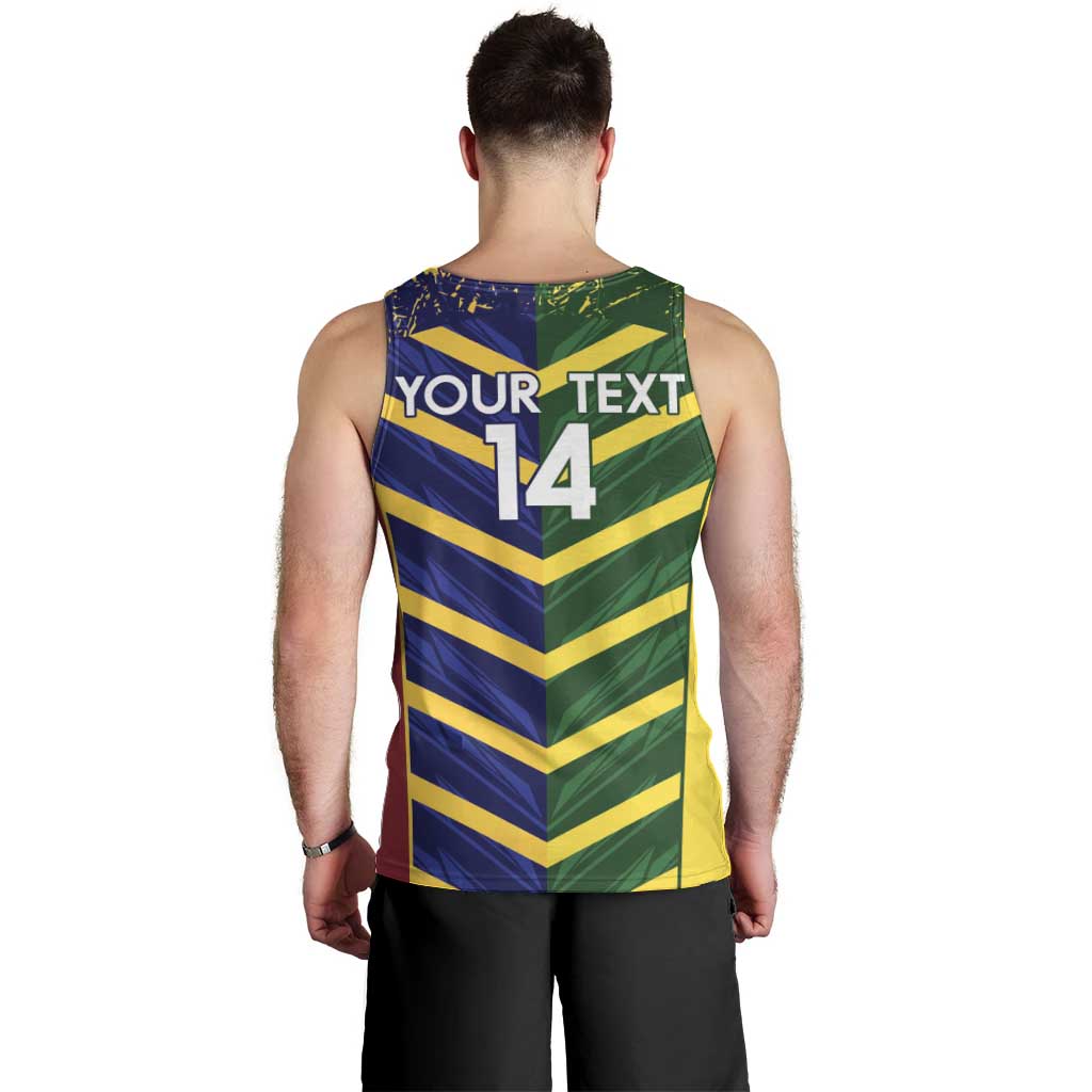 Custom Sri Lanka And Australia Cricket Men Tank Top 2025 The Lions Baggy Greens Together