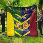 Custom Sri Lanka And Australia Cricket Quilt 2025 The Lions Baggy Greens Together