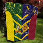 Custom Sri Lanka And Australia Cricket Quilt 2025 The Lions Baggy Greens Together