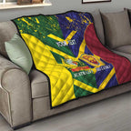 Custom Sri Lanka And Australia Cricket Quilt 2025 The Lions Baggy Greens Together