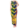 Custom Sri Lanka And Australia Cricket Tank Maxi Dress 2025 The Lions Baggy Greens Together