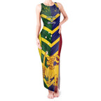 Custom Sri Lanka And Australia Cricket Tank Maxi Dress 2025 The Lions Baggy Greens Together