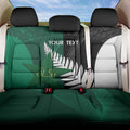 Custom New Zealand And Pakistan Cricket Back Car Seat Cover 2025 Black Cap Shaheens Together
