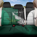 Custom New Zealand And Pakistan Cricket Back Car Seat Cover 2025 Black Cap Shaheens Together