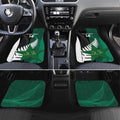 Custom New Zealand And Pakistan Cricket Car Mats 2025 Black Cap Shaheens Together
