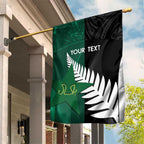 Custom New Zealand And Pakistan Cricket Garden Flag 2025 Black Cap Shaheens Together