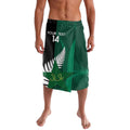 Custom New Zealand And Pakistan Cricket Lavalava 2025 Black Cap Shaheens Together