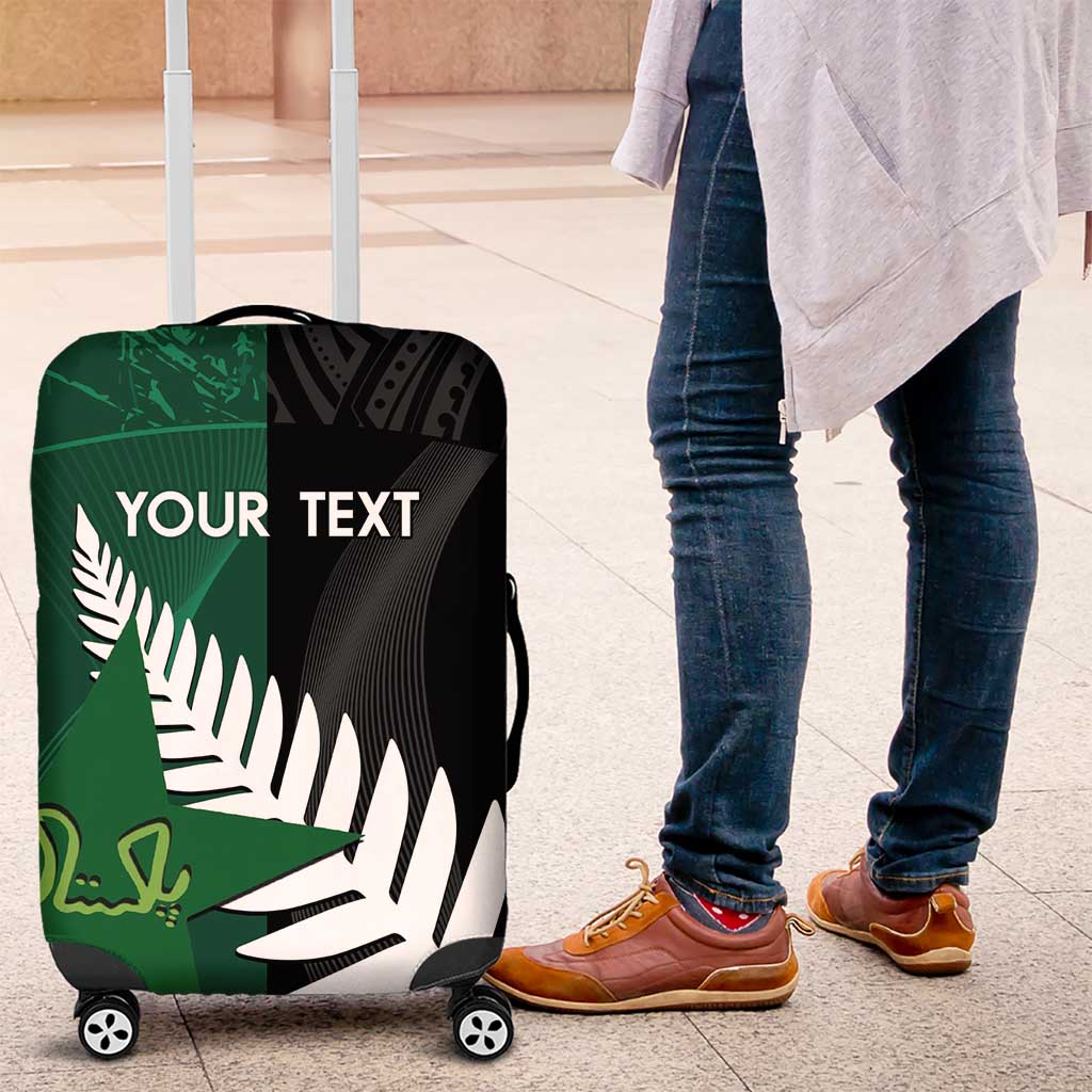 Custom New Zealand And Pakistan Cricket Luggage Cover 2025 Black Cap Shaheens Together