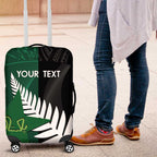Custom New Zealand And Pakistan Cricket Luggage Cover 2025 Black Cap Shaheens Together