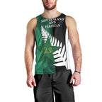 Custom New Zealand And Pakistan Cricket Men Tank Top 2025 Black Cap Shaheens Together