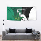 Custom New Zealand And Pakistan Cricket Tapestry 2025 Black Cap Shaheens Together