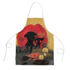 Australia Two-up Pennies ANZAC Day Apron Slouch Hat Last Post With Poppy