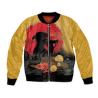 Australia Two-up Pennies ANZAC Day Bomber Jacket Slouch Hat Last Post With Poppy