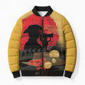 Australia Two-up Pennies ANZAC Day Bomber Puffer Jacket Slouch Hat Last Post With Poppy