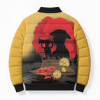 Australia Two-up Pennies ANZAC Day Bomber Puffer Jacket Slouch Hat Last Post With Poppy