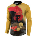 Australia Two-up Pennies ANZAC Day Button Sweatshirt Slouch Hat Last Post With Poppy