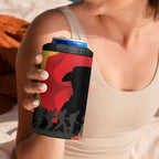 Australia Two-up Pennies ANZAC Day 4 in 1 Can Cooler Tumbler Slouch Hat Last Post With Poppy