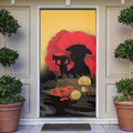 Australia Two-up Pennies ANZAC Day Door Cover Slouch Hat Last Post With Poppy