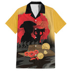 Australia Two-up Pennies ANZAC Day Hawaiian Shirt Slouch Hat Last Post With Poppy