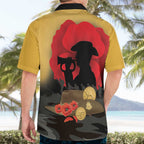 Australia Two-up Pennies ANZAC Day Hawaiian Shirt Slouch Hat Last Post With Poppy