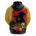 Australia Two-up Pennies ANZAC Day Hoodie Slouch Hat Last Post With Poppy