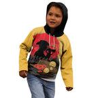 Australia Two-up Pennies ANZAC Day Kid Hoodie Slouch Hat Last Post With Poppy