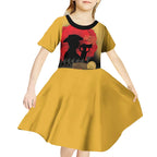 Australia Two-up Pennies ANZAC Day Kid Short Sleeve Dress Slouch Hat Last Post With Poppy