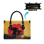 Australia Two-up Pennies ANZAC Day Leather Bag Slouch Hat Last Post With Poppy