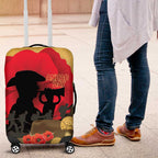 Australia Two-up Pennies ANZAC Day Luggage Cover Slouch Hat Last Post With Poppy
