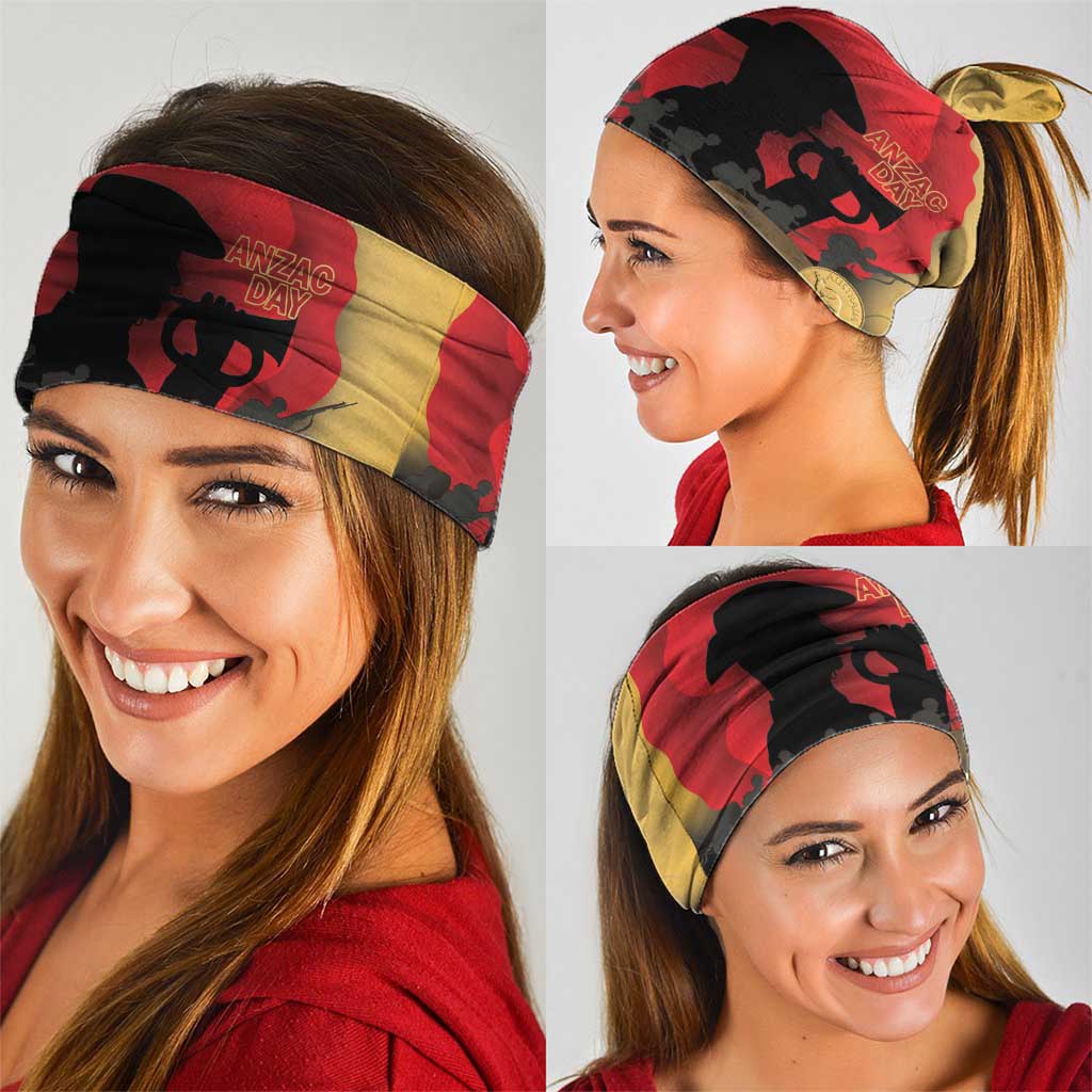 Australia Two-up Pennies ANZAC Day Neck Gaiter Slouch Hat Last Post With Poppy