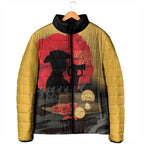 Australia Two-up Pennies ANZAC Day Padded Jacket Slouch Hat Last Post With Poppy