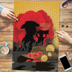 Australia Two-up Pennies ANZAC Day Puzzle Slouch Hat Last Post With Poppy