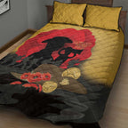 Australia Two-up Pennies ANZAC Day Quilt Bed Set Slouch Hat Last Post With Poppy