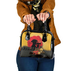 Australia Two-up Pennies ANZAC Day Shoulder Handbag Slouch Hat Last Post With Poppy