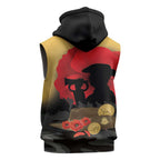 Australia Two-up Pennies ANZAC Day Sleeveless Hoodie Slouch Hat Last Post With Poppy