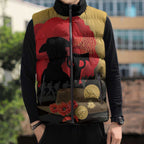 Australia Two-up Pennies ANZAC Day Sleeveless Puffer Jacket Slouch Hat Last Post With Poppy