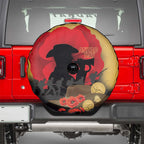 Australia Two-up Pennies ANZAC Day Spare Tire Cover Slouch Hat Last Post With Poppy