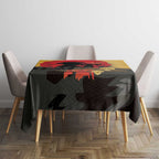 Australia Two-up Pennies ANZAC Day Tablecloth Slouch Hat Last Post With Poppy
